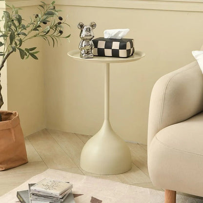 Valessia - Scandinavian Round Metal Side Table 6