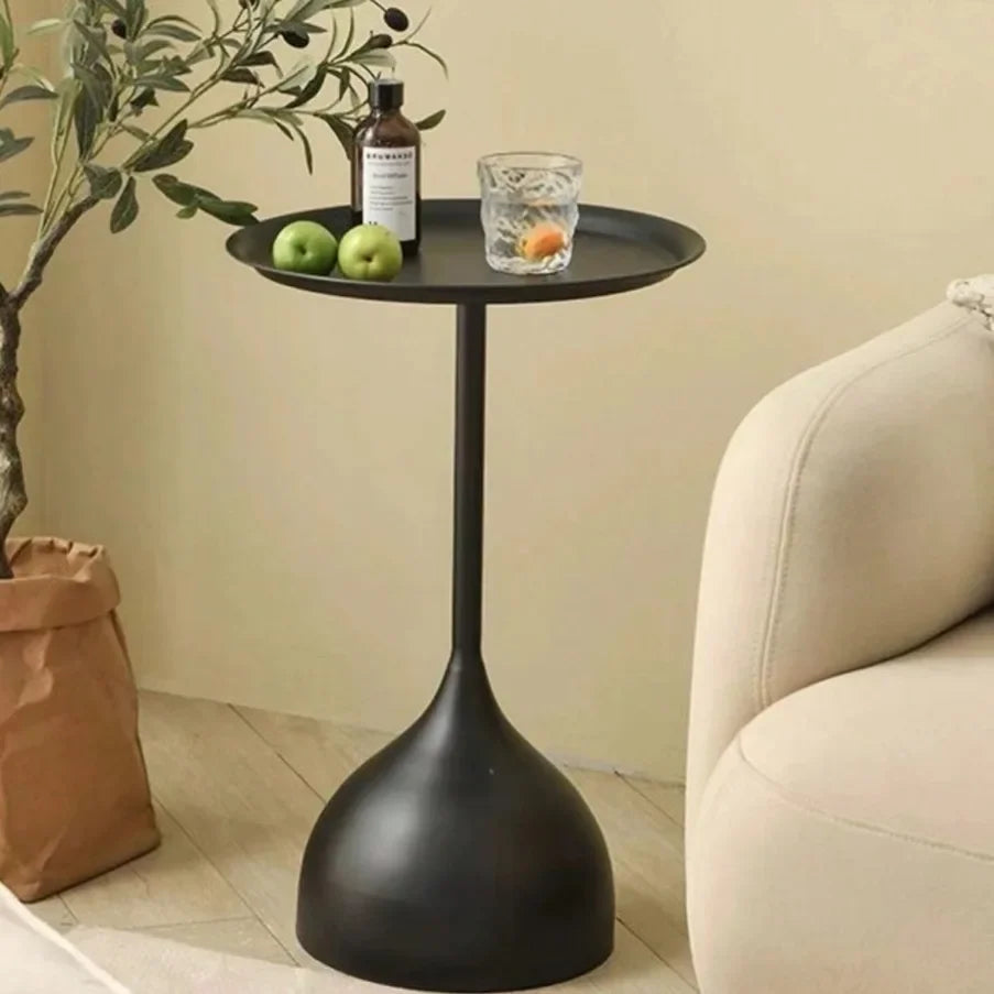 Valessia - Scandinavian Round Metal Side Table 0