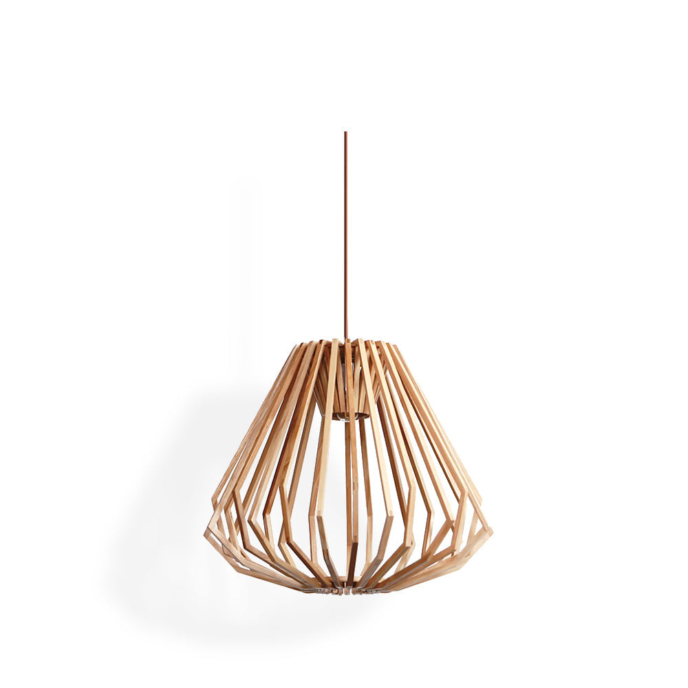 Wood Cage Pendant Lamp 1