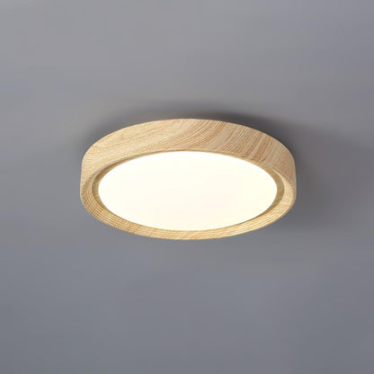 Grena Wood Grain Round Ceiling Light 15
