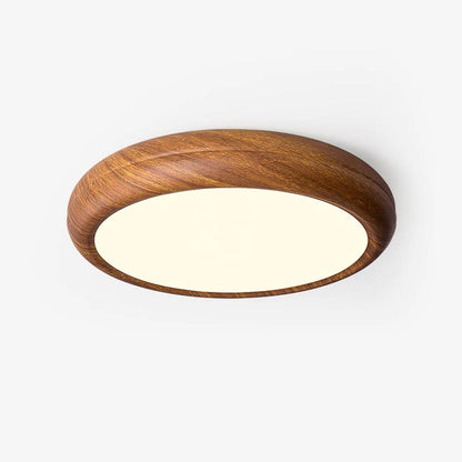 Grena Wood Grain Round Ceiling Light 1