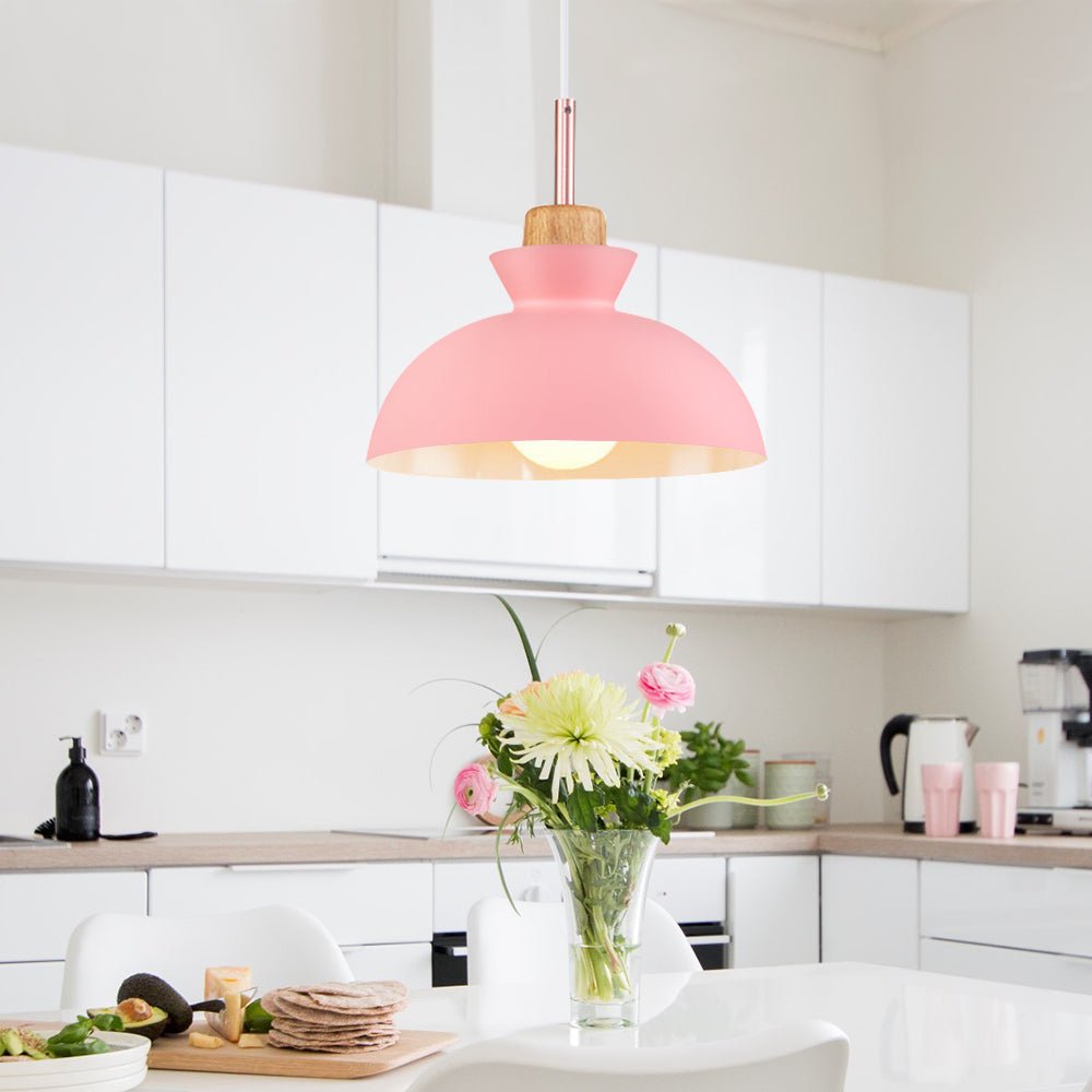 Modern Single Pendant Dome Light for Kitchen 12