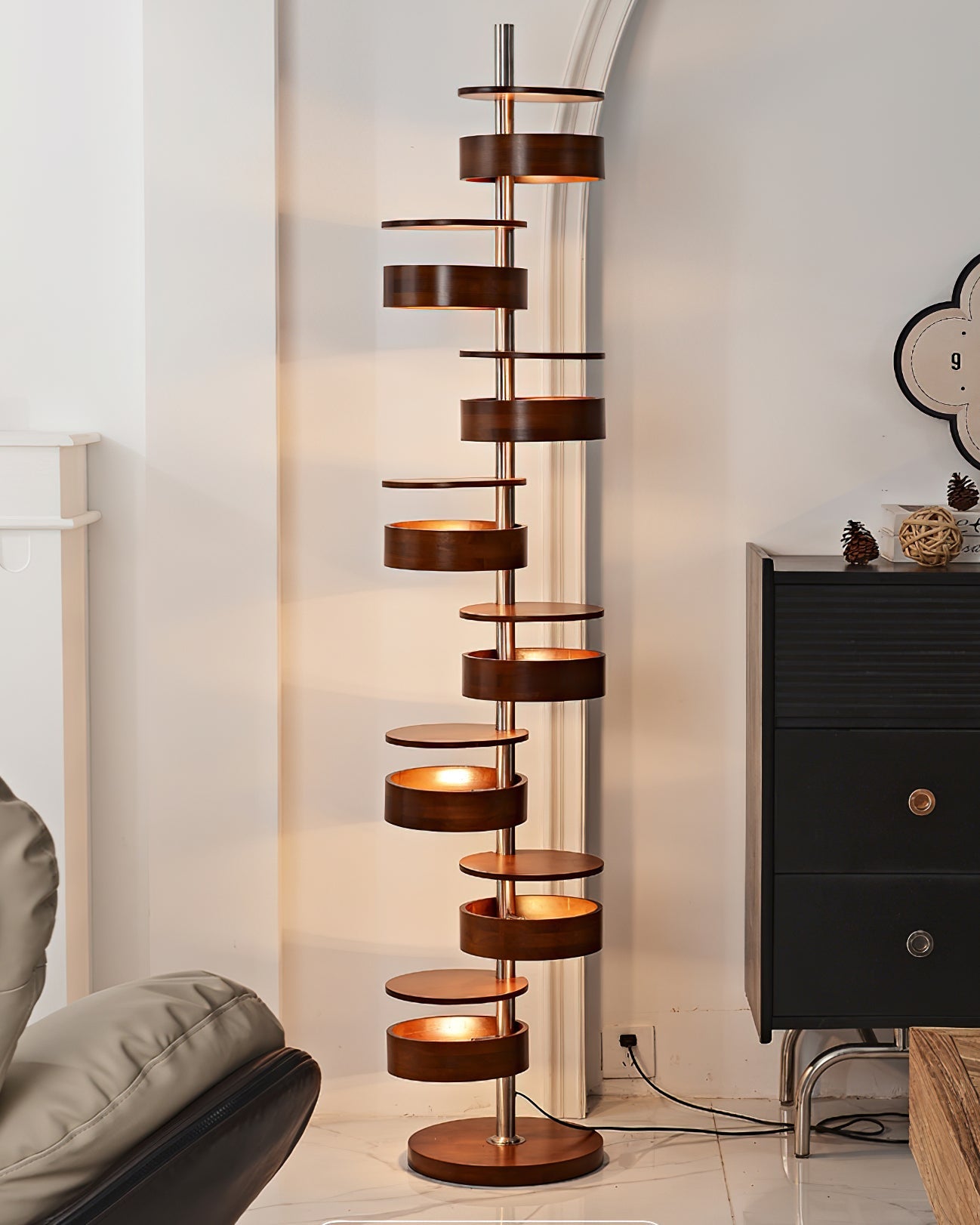 Cylindrical Flow Floor Lamp 8