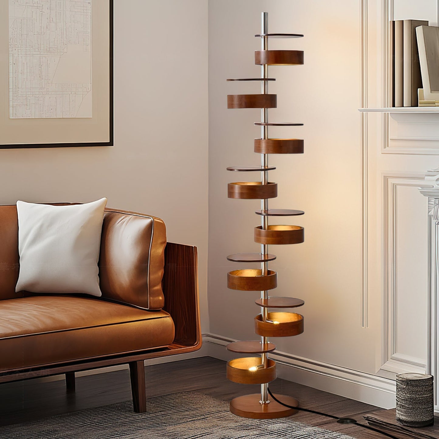 Cylindrical Flow Floor Lamp 2