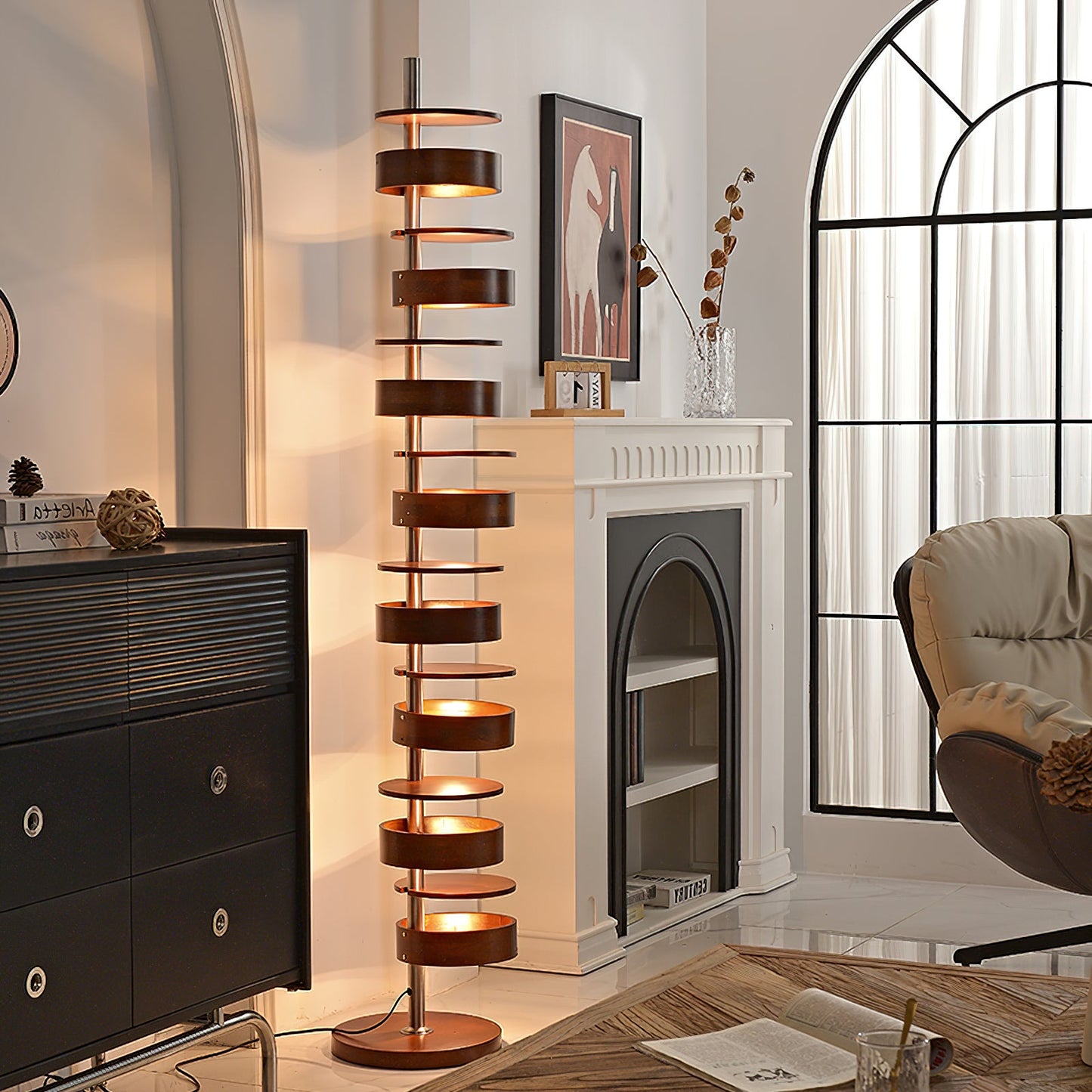 Cylindrical Flow Floor Lamp 4