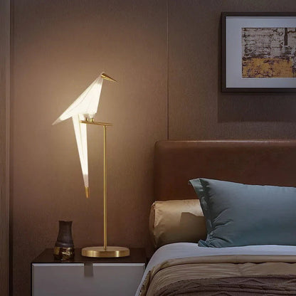 Origami Bird Lamp | Modern decorative table and floor lamp 2