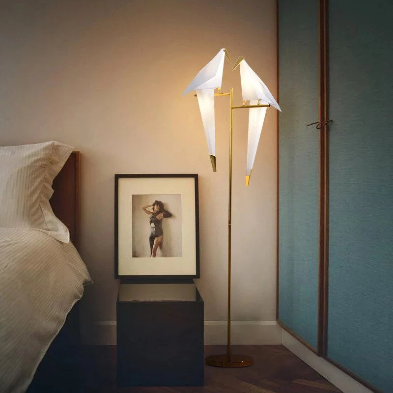 Origami Bird Lamp | Modern decorative table and floor lamp 3