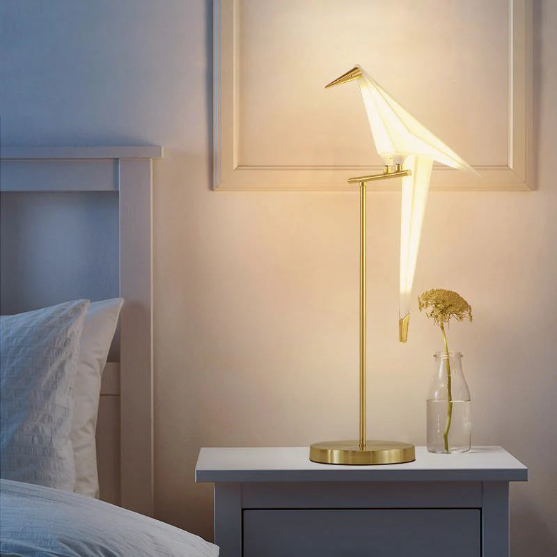 Origami Bird Lamp | Modern decorative table and floor lamp 0