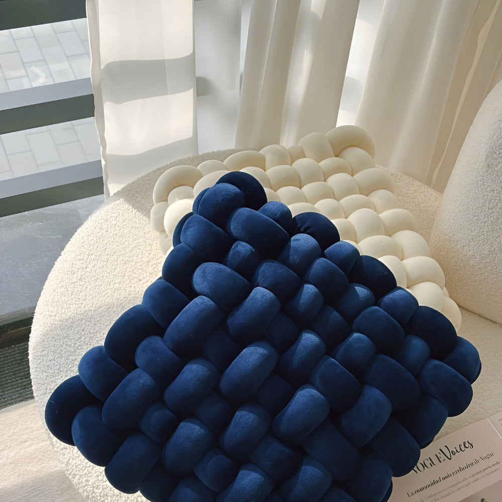 Myrrina - Decorative Cushion with Button Design 2