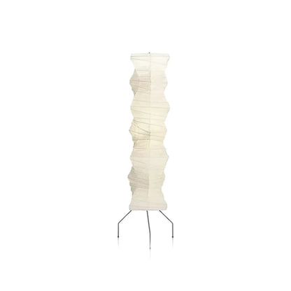 Japanese Wabi-Sabi Rice Paper Irregular Floor Lamp 5