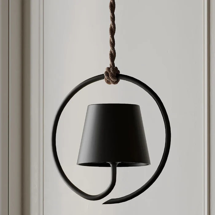 Wireless modern LED pendant lamp – a minimalist fixture in a geometric form 1