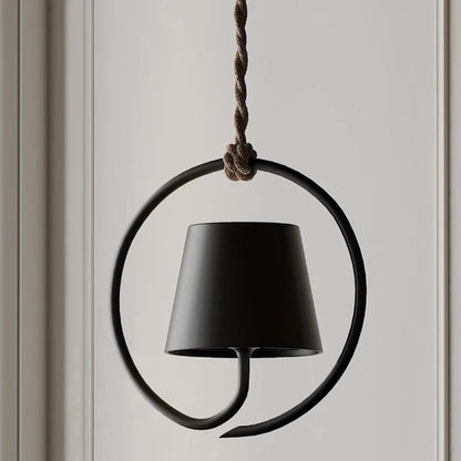Wireless modern LED pendant lamp – a minimalist fixture in a geometric form 1