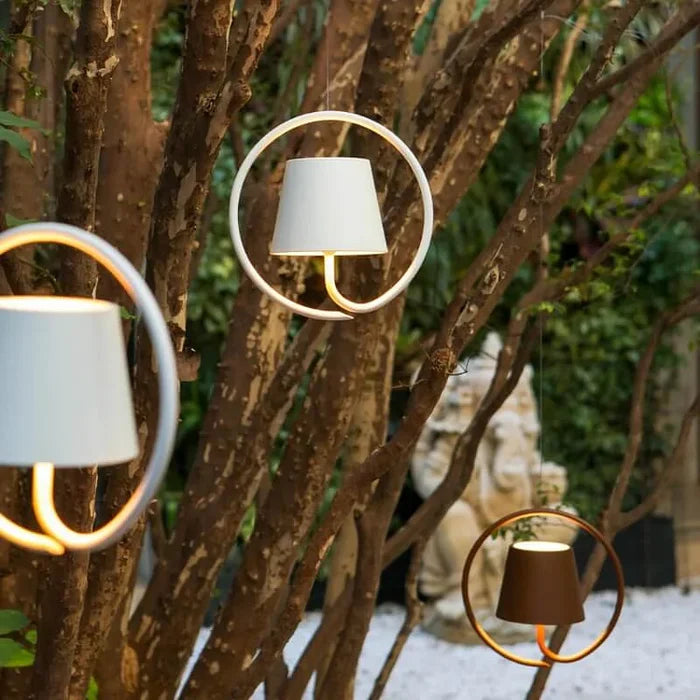Wireless modern LED pendant lamp – a minimalist fixture in a geometric form 2