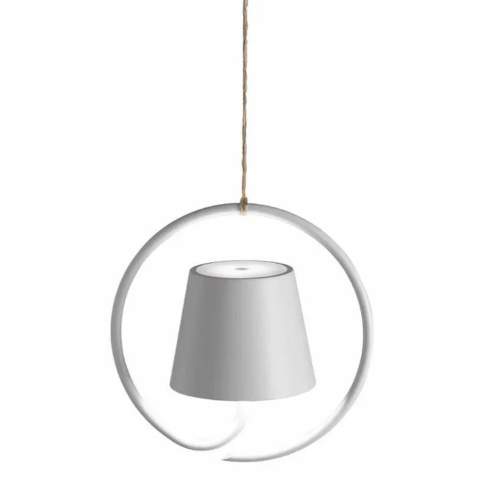 Wireless modern LED pendant lamp – a minimalist fixture in a geometric form 4