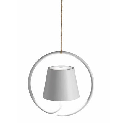 Wireless modern LED pendant lamp – a minimalist fixture in a geometric form 4