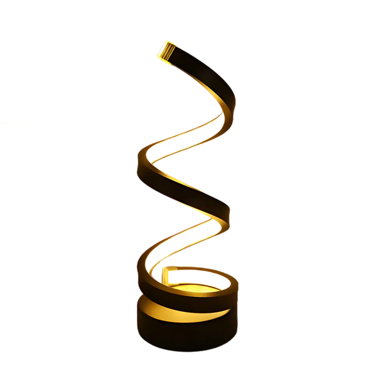 Modern spiral LED lamp – designer form and functionality in one 5
