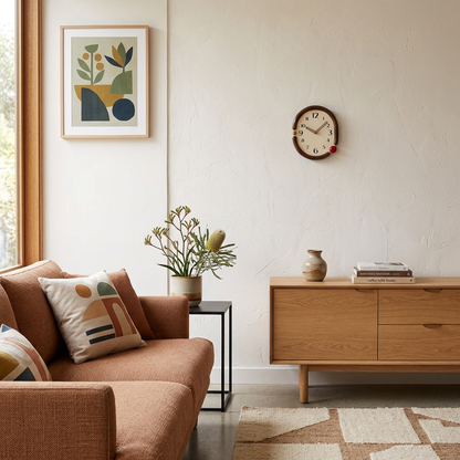 Elara Haus Simple Geometric Design Clock