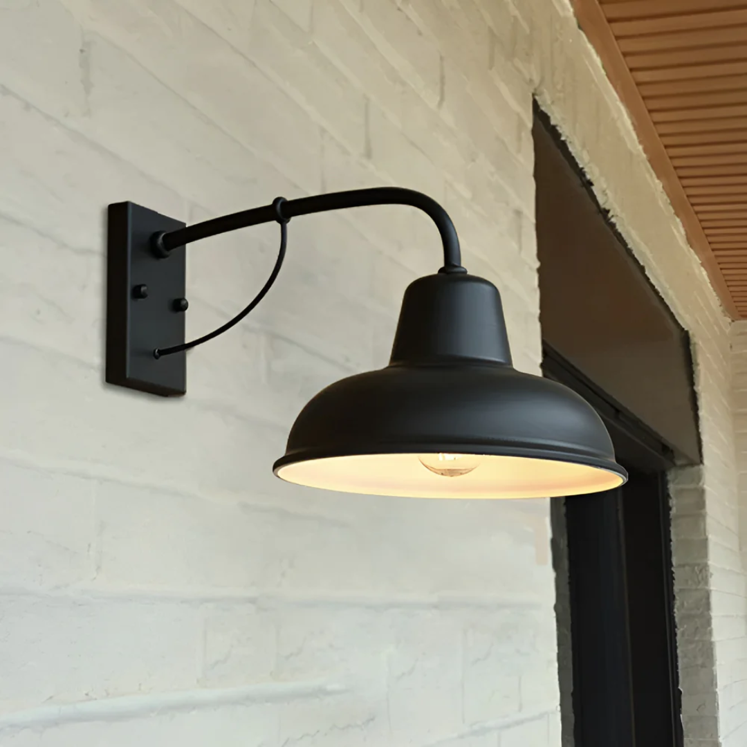 Lyvix - Industrial Outdoor Wall Lamp 0