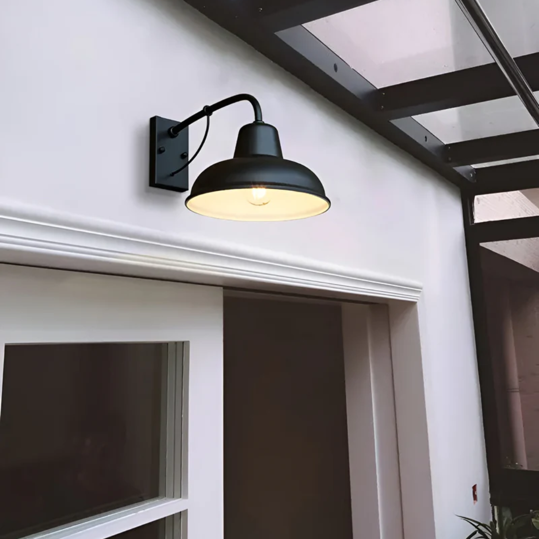Lyvix - Industrial Outdoor Wall Lamp 2