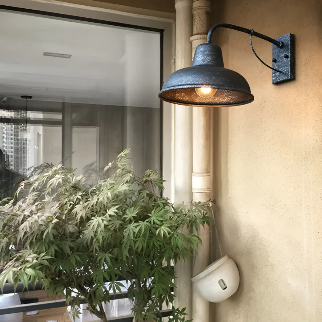 Lyvix - Industrial Outdoor Wall Lamp 4