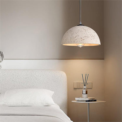 Wabi Sabi 1-Light Resin Dome Pendant For Kitchen Island 3