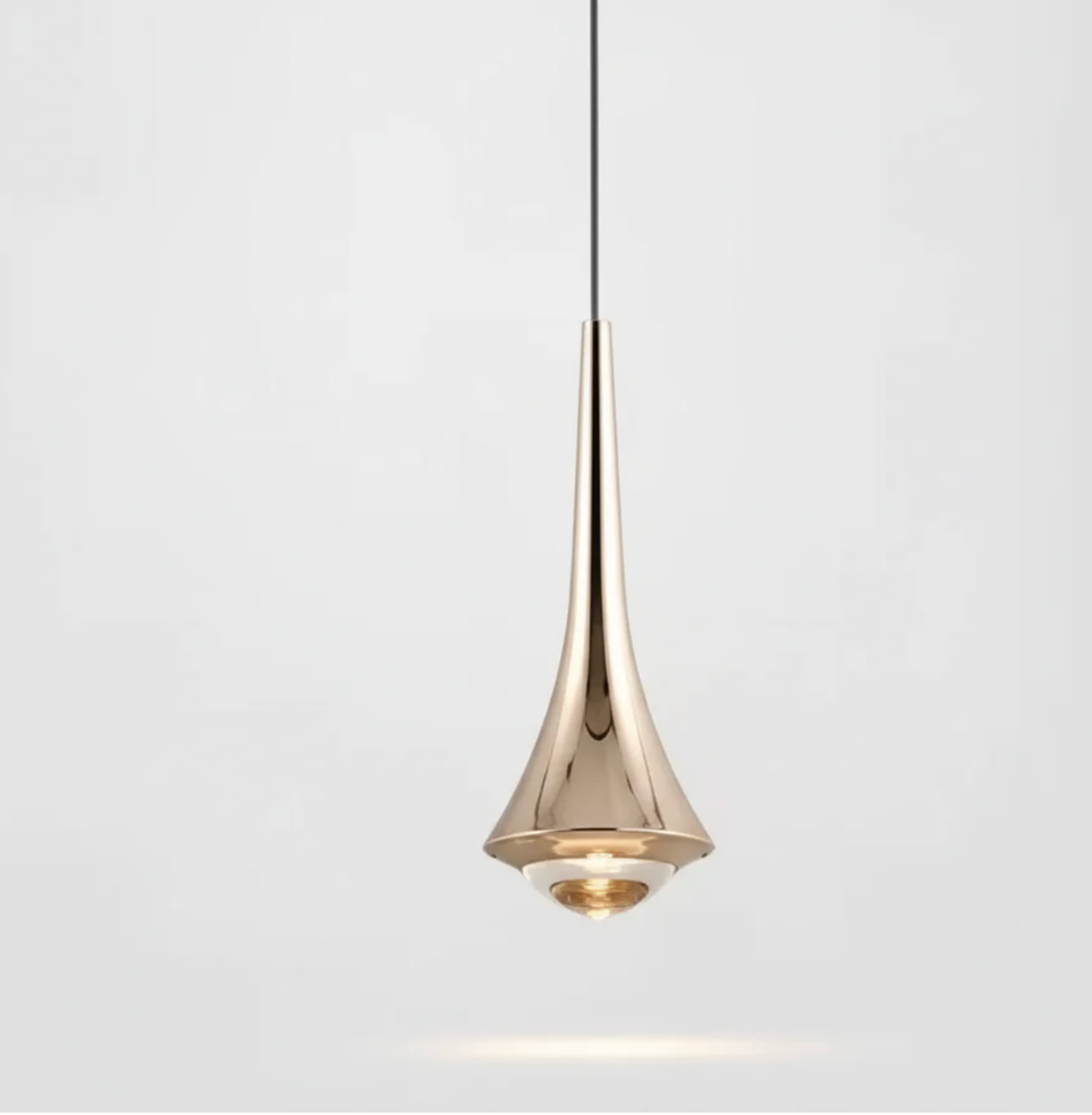 Modern LED pendant lamp - designer conical ceiling lamp 3