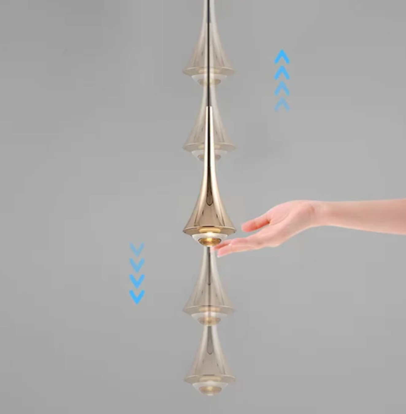 Modern LED pendant lamp - designer conical ceiling lamp 4