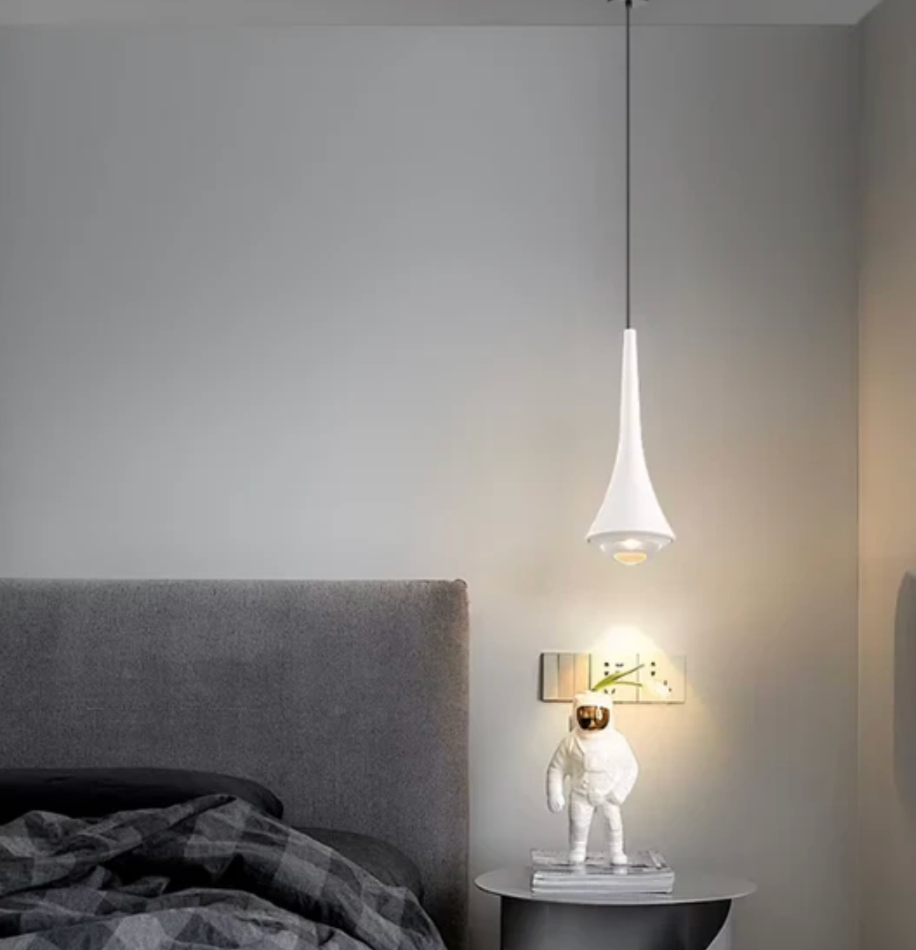 Modern LED pendant lamp - designer conical ceiling lamp 5