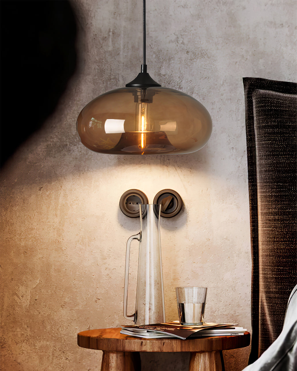 Bella Glass Pendant Lamp 8