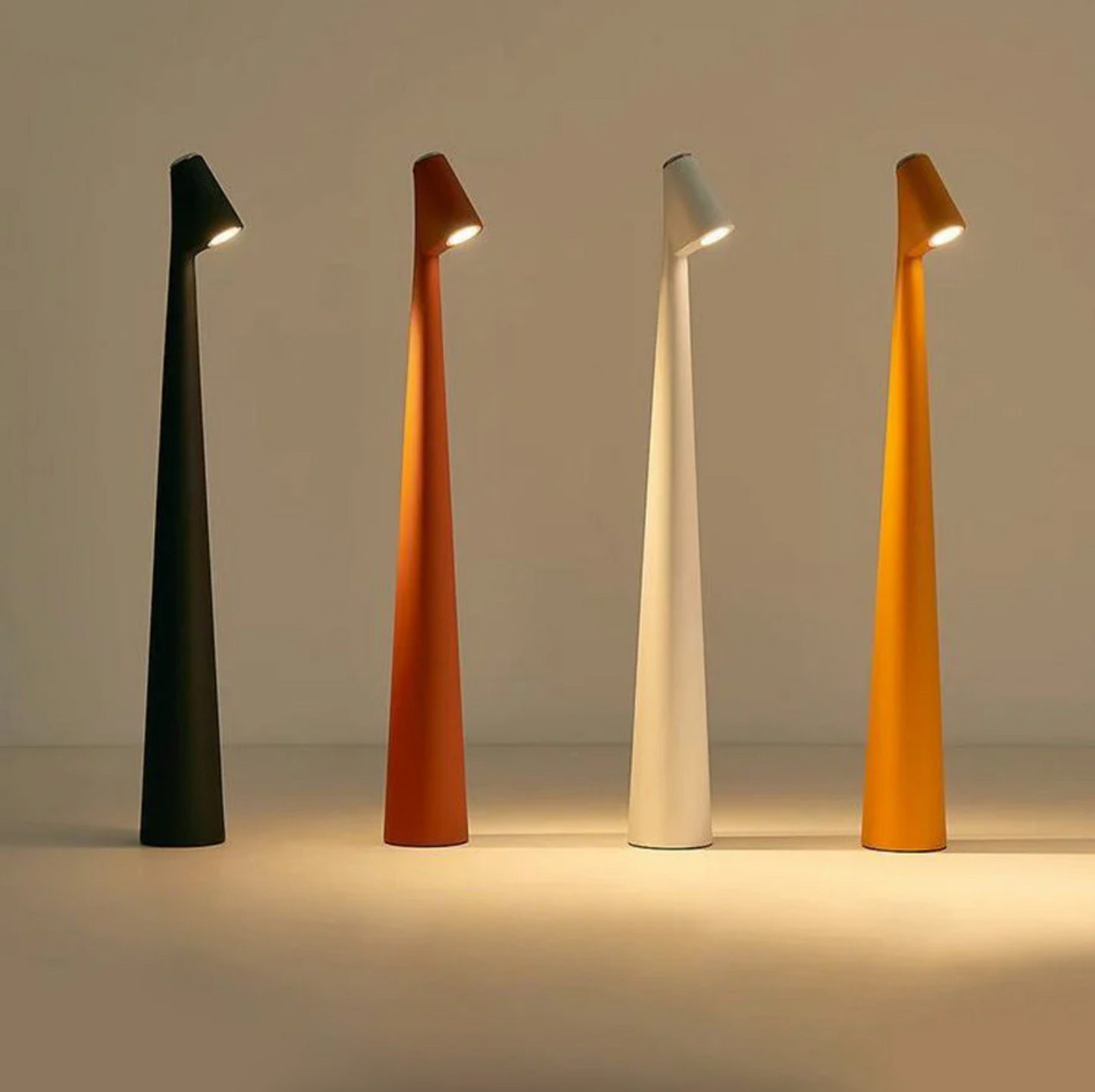 Elara Haus Sleek Minimalist Night Light - Portable Touch Lamp