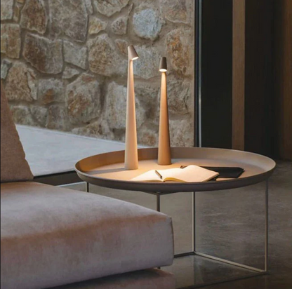 Elara Haus Sleek Minimalist Night Light - Portable Touch Lamp