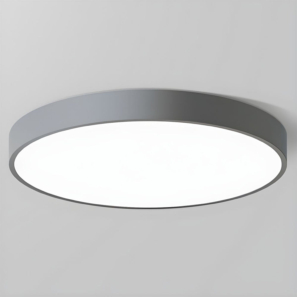 Elara Haus Sleek Round Ceiling Fixture - Modern LED Disk