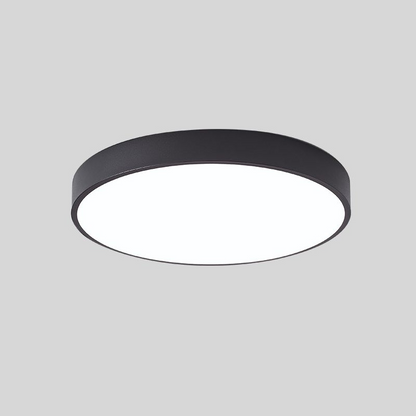Elara Haus Sleek Round Ceiling Fixture - Modern LED Disk