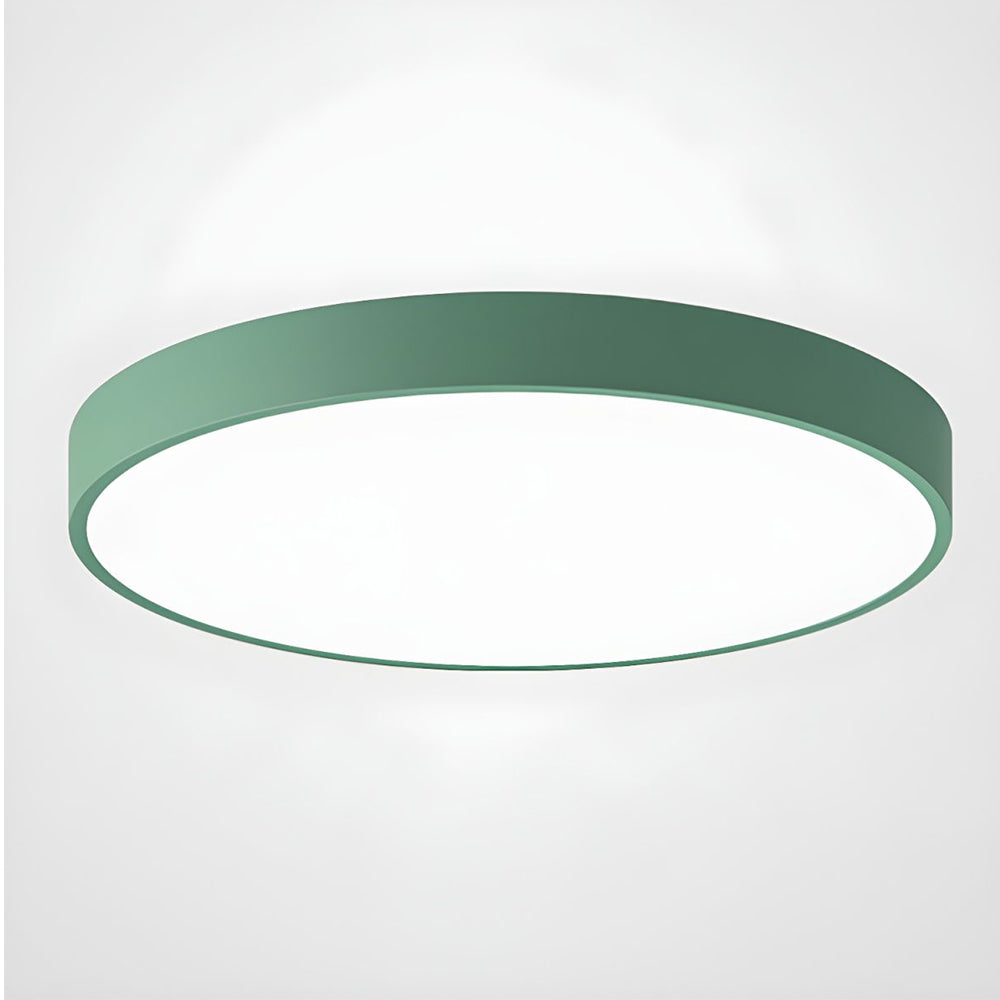 Elara Haus Sleek Round Ceiling Fixture - Modern LED Disk