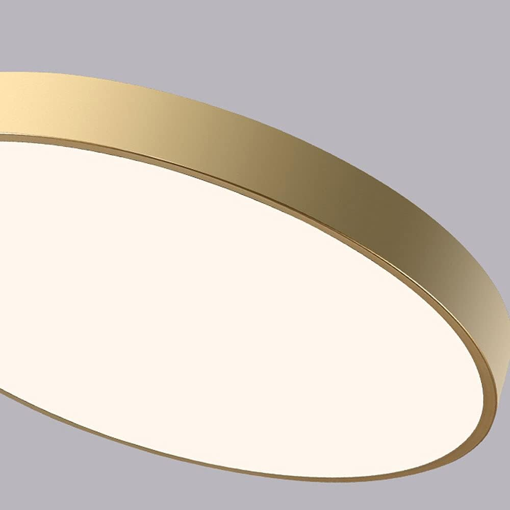 Elara Haus Sleek Round Ceiling Fixture - Modern LED Disk