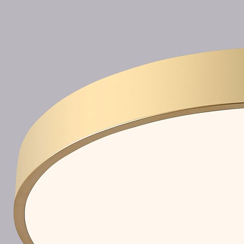 Elara Haus Sleek Round Ceiling Fixture - Modern LED Disk
