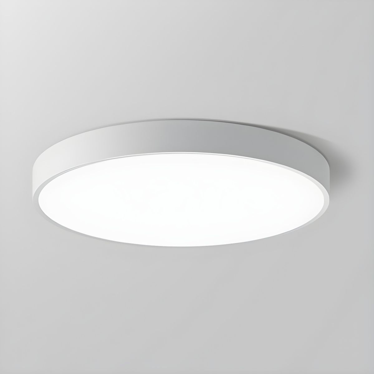 Elara Haus Sleek Round Ceiling Fixture - Modern LED Disk
