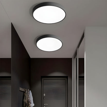 Elara Haus Sleek Round Ceiling Fixture - Modern LED Disk