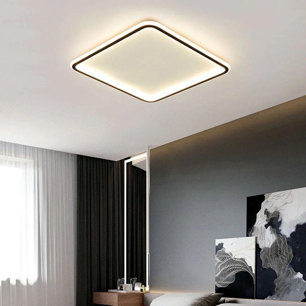 Modern square LED ceiling lamp – minimalist design 2