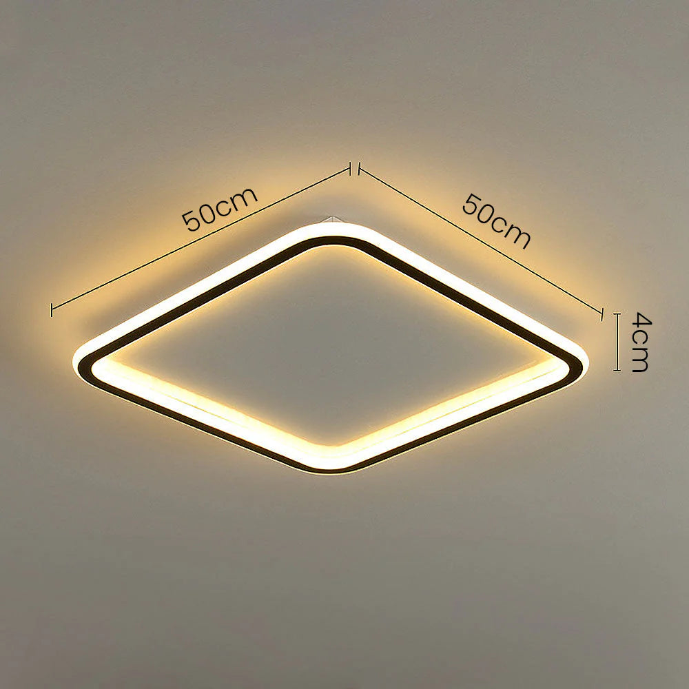 Modern square LED ceiling lamp – minimalist design 6