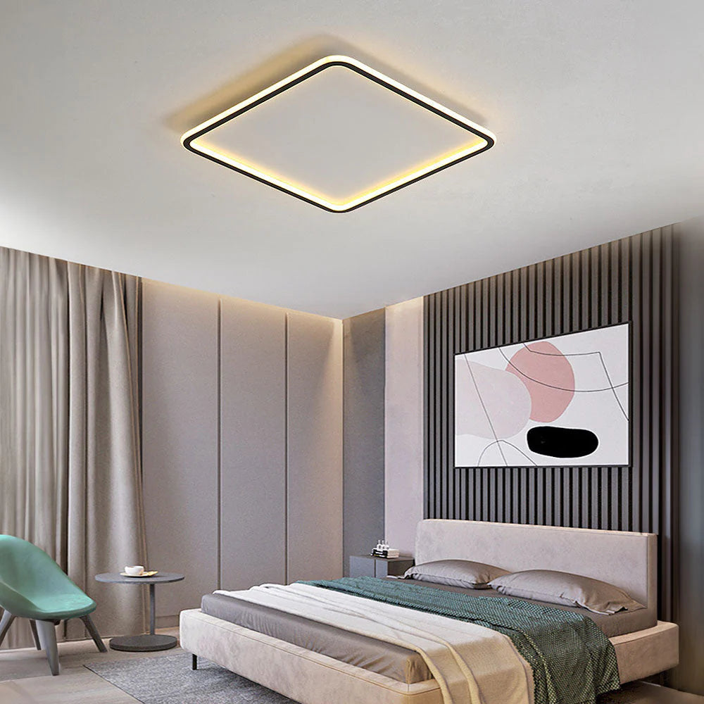 Modern square LED ceiling lamp – minimalist design 7