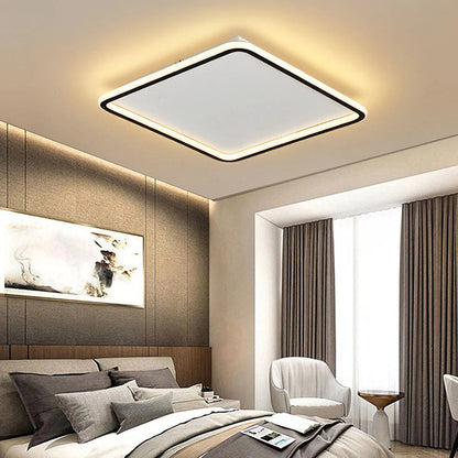 Modern square LED ceiling lamp – minimalist design 0