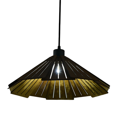 Takumièra - Wabi Sabi Wooden Cone Pendant Lamp 8
