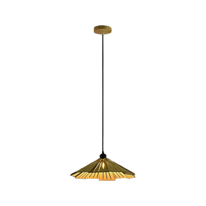 Takumièra - Wabi Sabi Wooden Cone Pendant Lamp 2