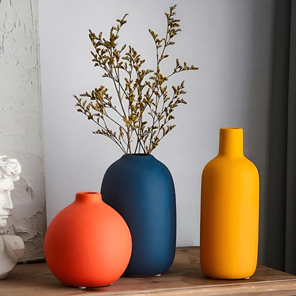 Astraelle - Scandinavian Ceramic Vase in Minimalist Style 6