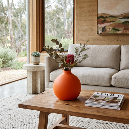 Elara Haus Small Decorative Ceramic Table Vase