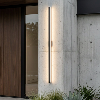 Elara Haus Smart App-Controlled Exterior Linear LED Wall Sconce