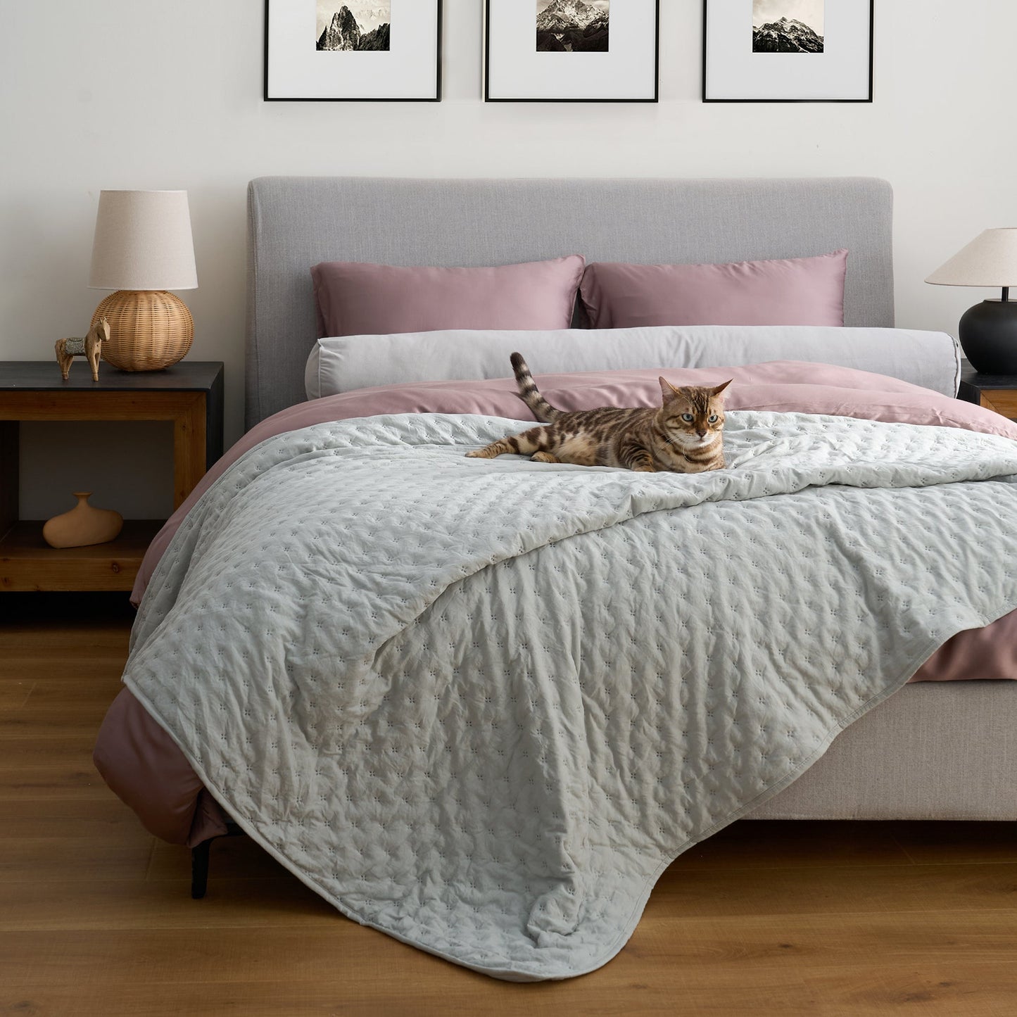 Elara Haus Snag Free Quilt - Pet Friendly
