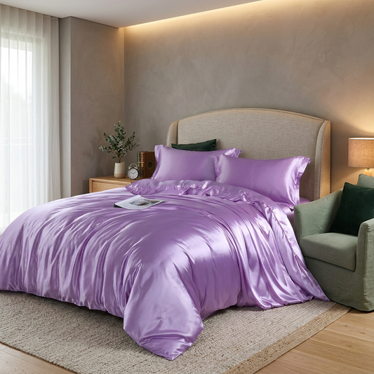 Elara Haus Soft Lavender Bedroom Ensemble