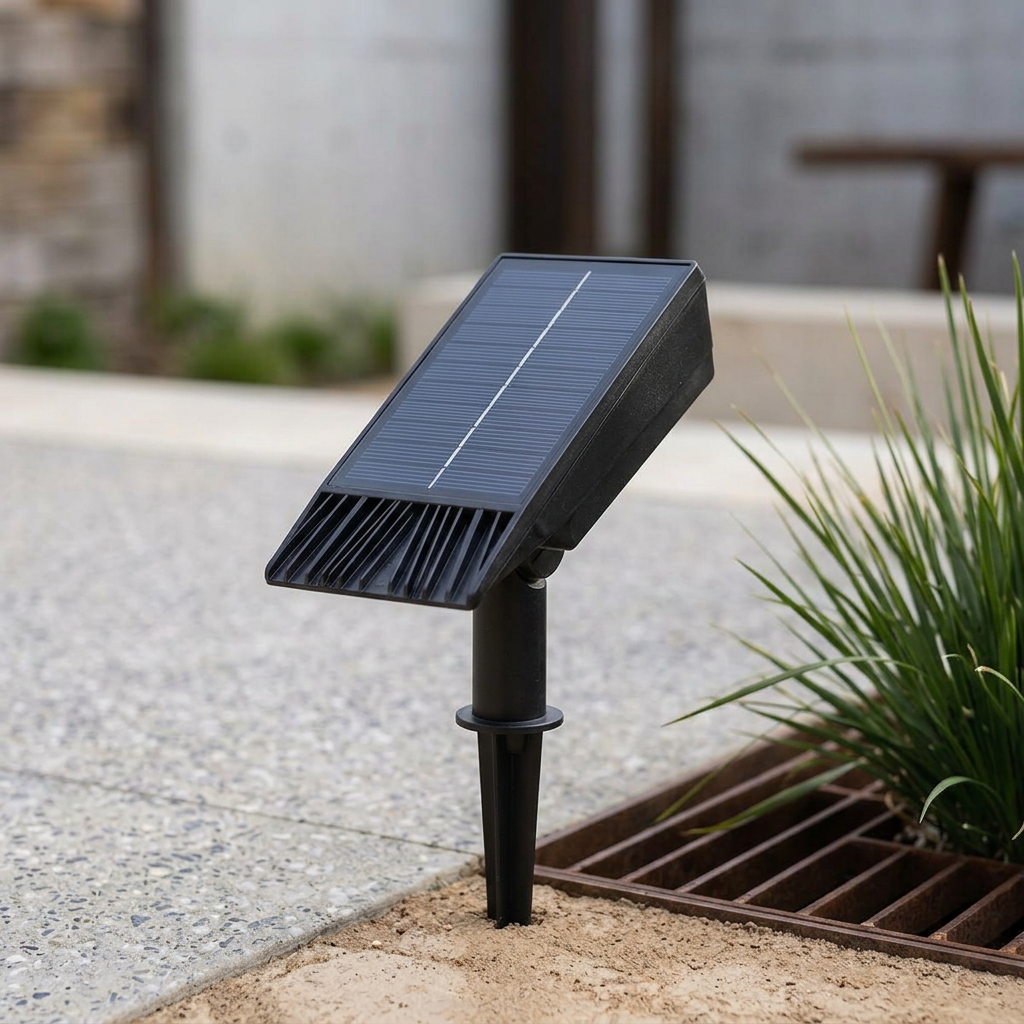 Elara Haus Solar Powered Outdoor Zoom Spotlight